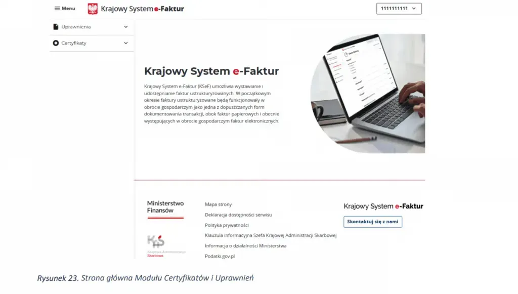 Hlavní obrazovka modulu MCU